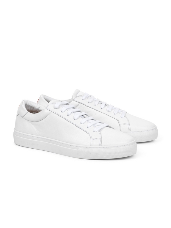 Les Deux Theodor Leather Sneaker - White