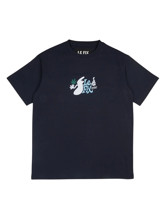 Le Fix Other Side Tee - Navy
