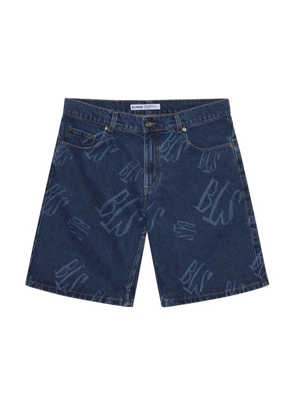 BLS Hafnia Laser denim shorts - Blue