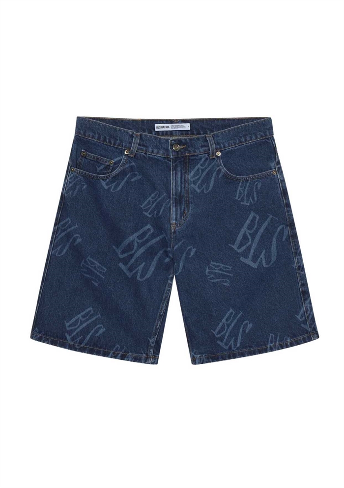 BLS Hafnia Laser denim shorts - Blue