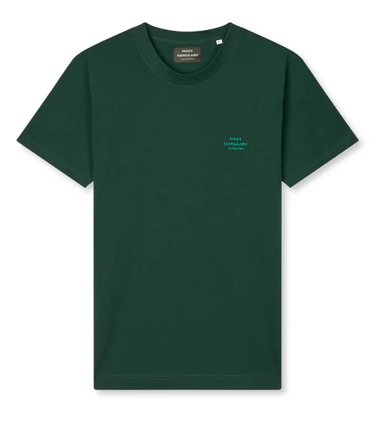 Mads Nørgaard Cotton Jersey Frode Emb Logo tee - Pine Grove