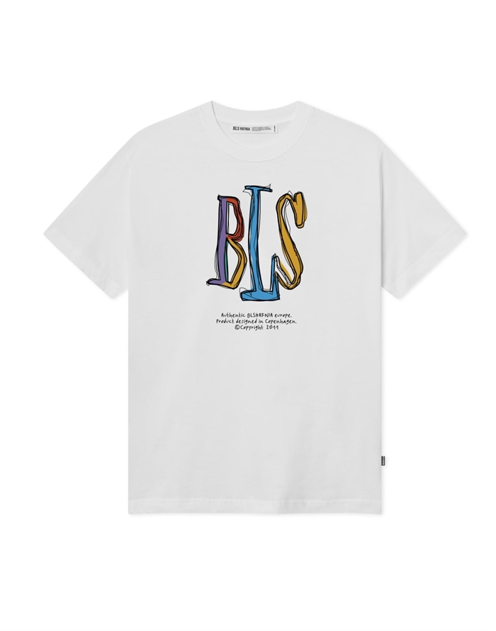 BLS Hafnia Handwritten T-shirt - White/Color