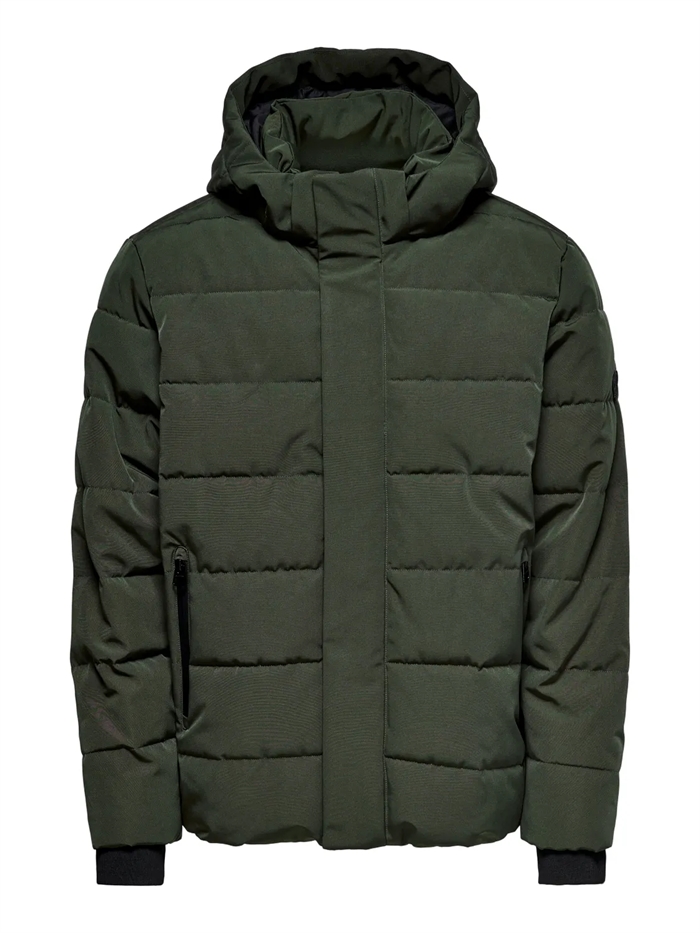 ONLY & SONS Cayson Puffa Jacket OTW - Peat