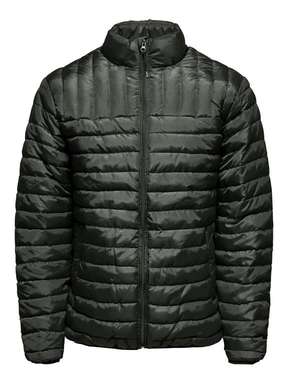 Only Sons Paul Quilted Highneck jacket - Peat