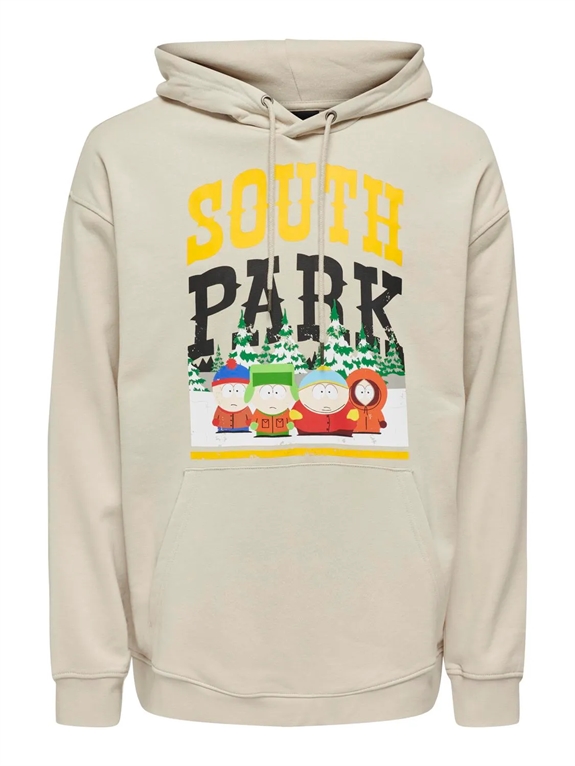 ONLY & SONS South Park RLX Hoodie - Silver Lining