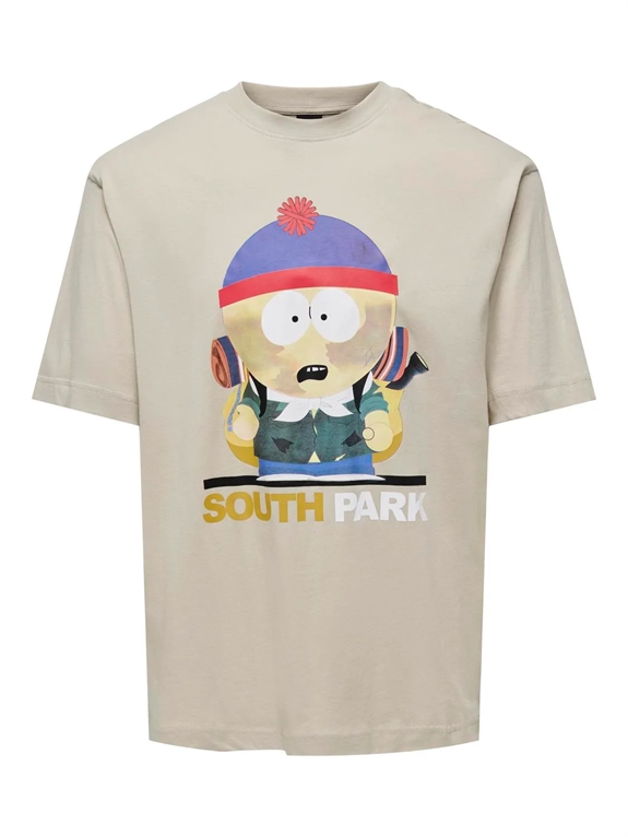 ONLY & SONS South Park RLX T-shirt - Silver Lining