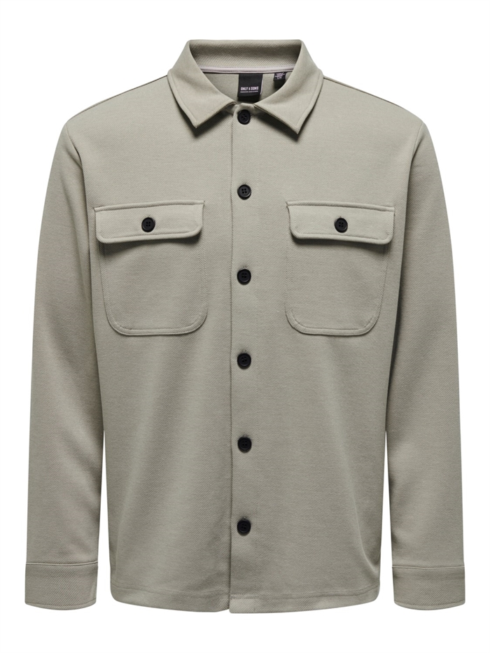 ONLY & SONS Newkodyl overshirt - Vintage Khaki