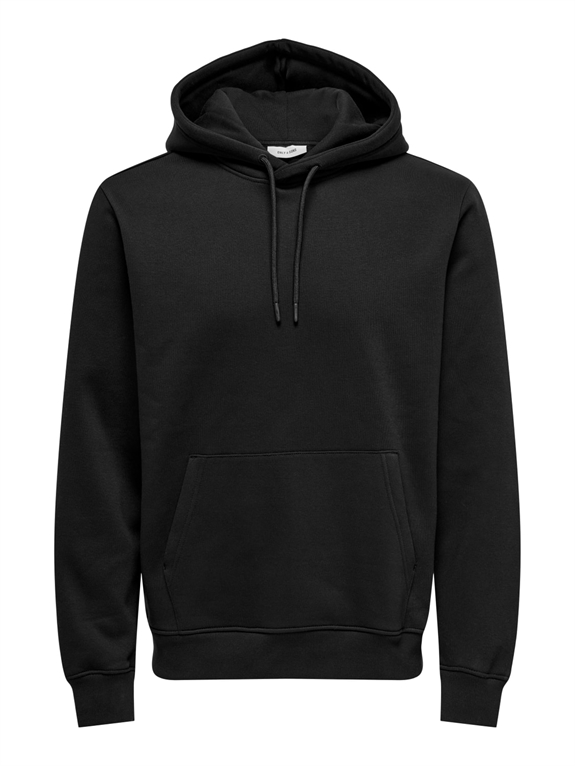 ONLY & SONS Connor Reg Sweat Hoodie - Black