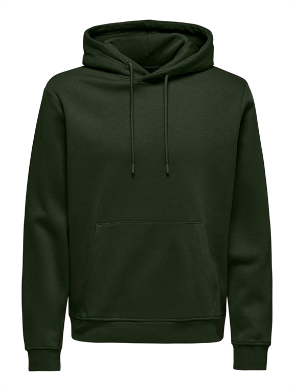 ONLY & SONS Connor Reg Sweat Hoodie - Rosin