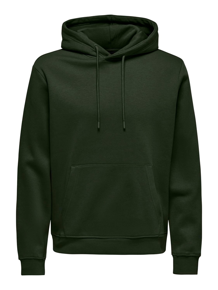 ONLY & SONS Connor Reg Sweat Hoodie - Rosin