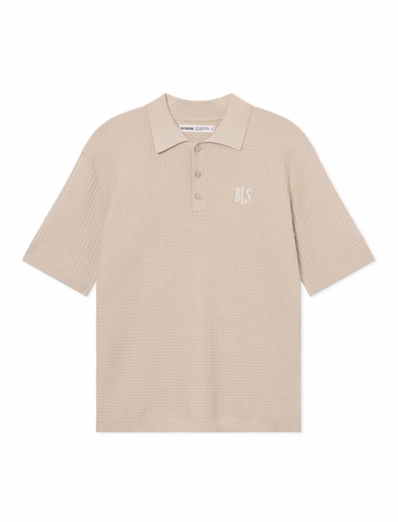 BLS Hafnia Wilkins Knit Polo - Light Brown