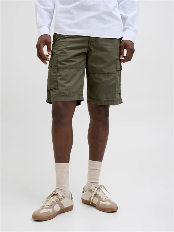Jack & Jones Cole Mateo Cargo Shorts - Olive Night