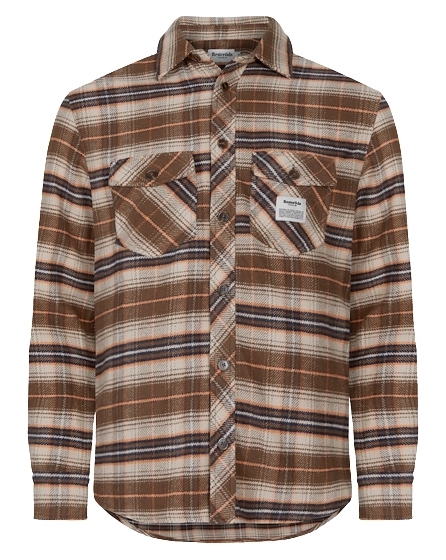 Resteröds Flannel Shirt - Brun/Orange