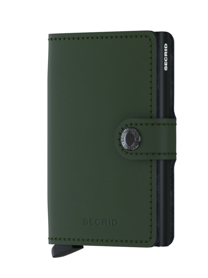 Secrid Miniwallet - Matte Green / Black