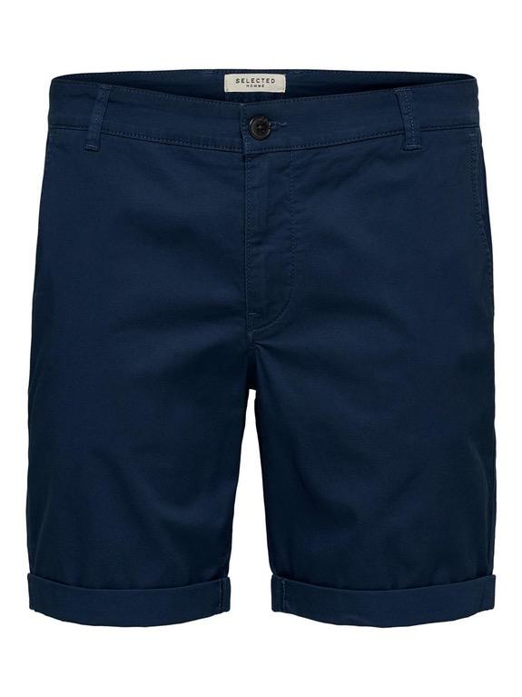 Selected Paris straight shorts - Estate Blue