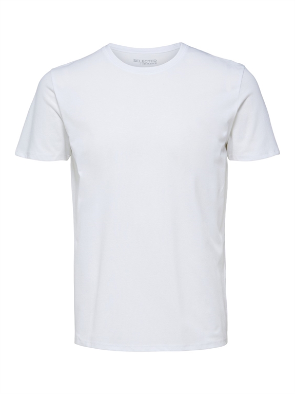 Selected Ael SS O-Neck T-shirt - White