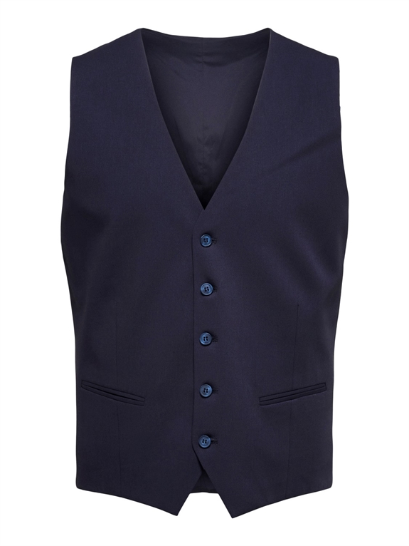 Selected Slim Liam Vest Flex - Navy Blazer