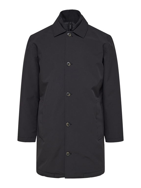 Selected Alvin Padded Coat - Black