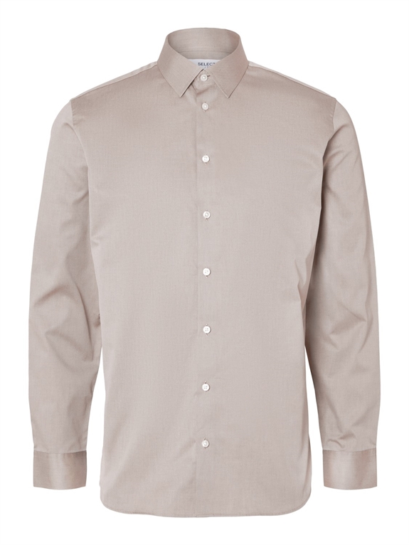 Selected Slim Ethan Shirt LS Classic - Pure Cashmere