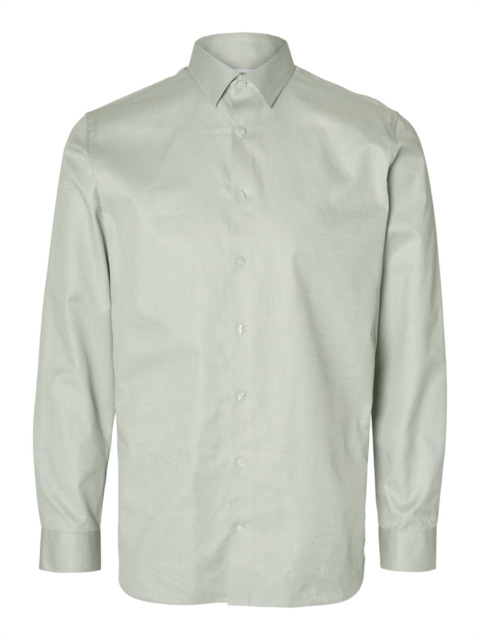 Selected Slim Ethan Shirt LS Classic - Desert Sage