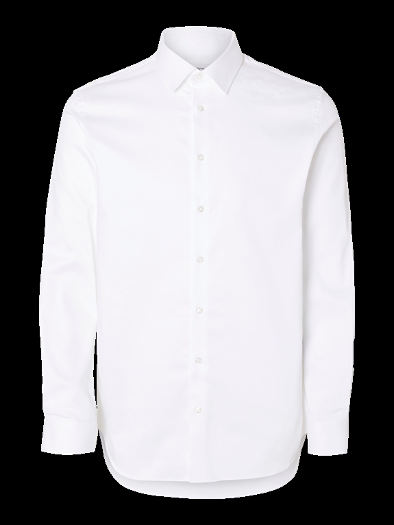 Selected Slim Performance Shirt LS - Bright White