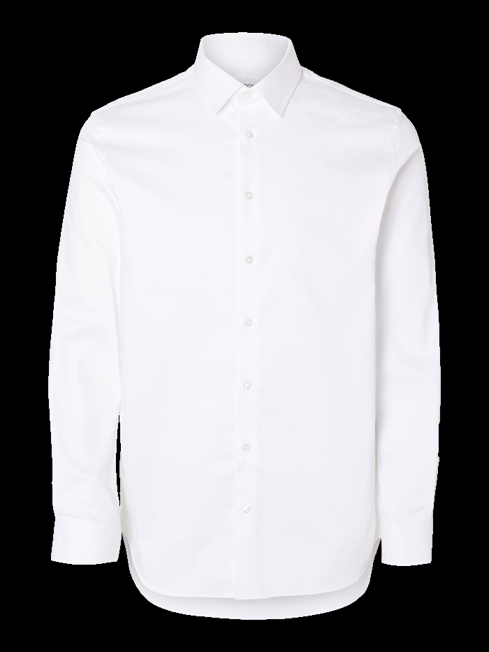 Selected Slim Performance Shirt LS - Bright White