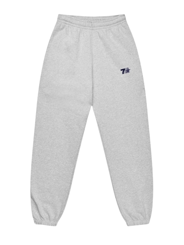 7 DAYS Active Organic Graphic regular sweatpants - Heather Grey