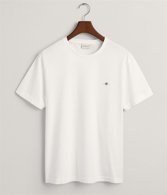 GANT Reg Shield SS T-shirt - White