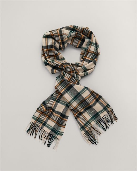 GANT Check Woven Scarf - Putty