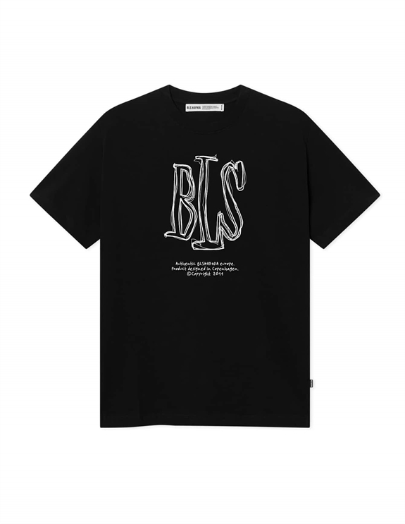 BLS Hafnia Handwritten T-shirt - Black