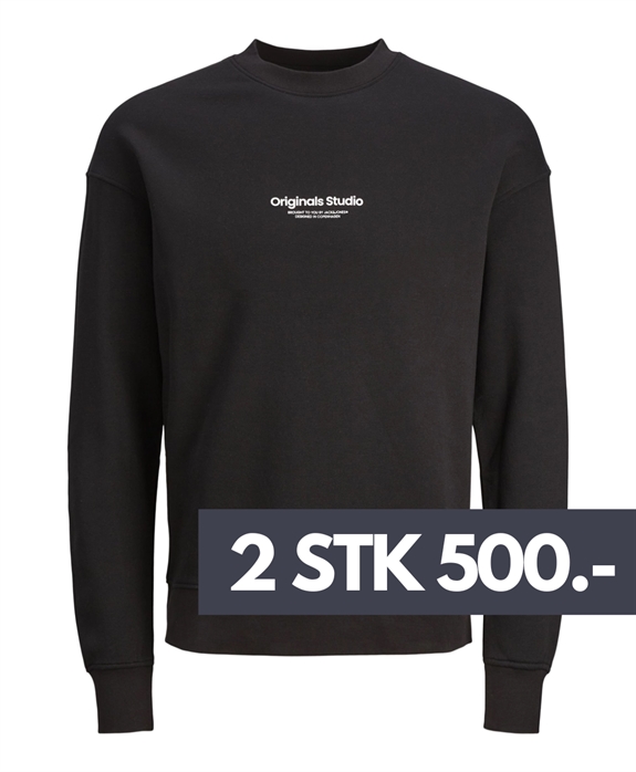 Jack & Jones Vesterbro Sweat Crewneck - Black