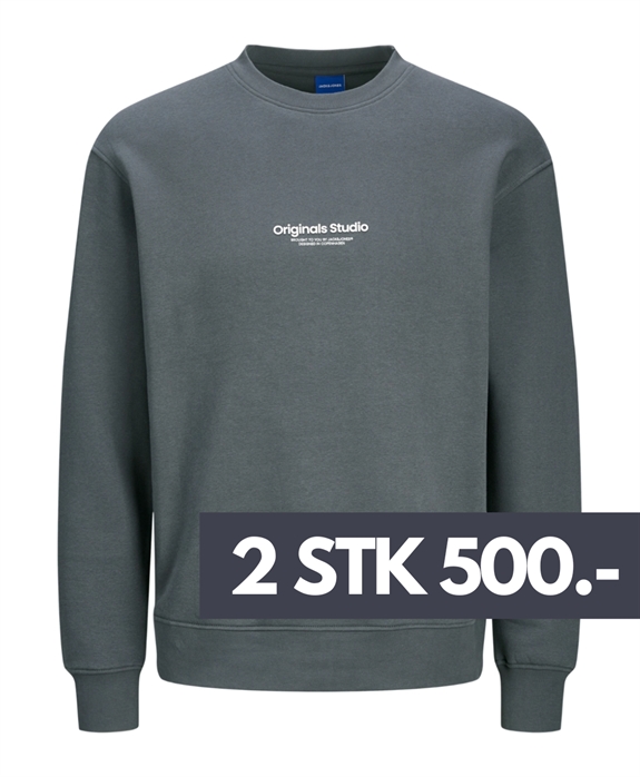 Jack & Jones Vesterbro Sweat Crewneck - Iron Gate