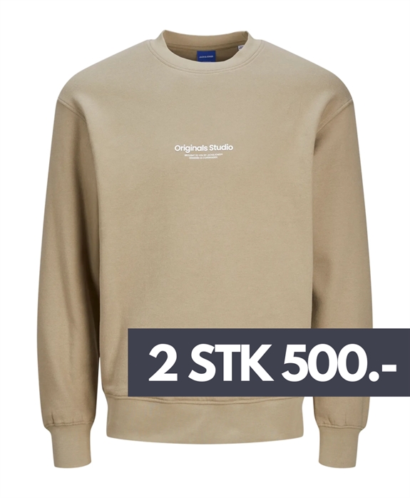 Jack & Jones Vesterbro Sweat Crewneck - Silver Sage