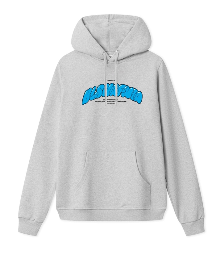 BLS Hafnia Bubble Gum Hoodie - Grey Melange