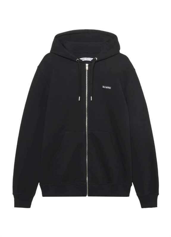 BLS Hafnia Essential Logo Zip Hoodie - Black