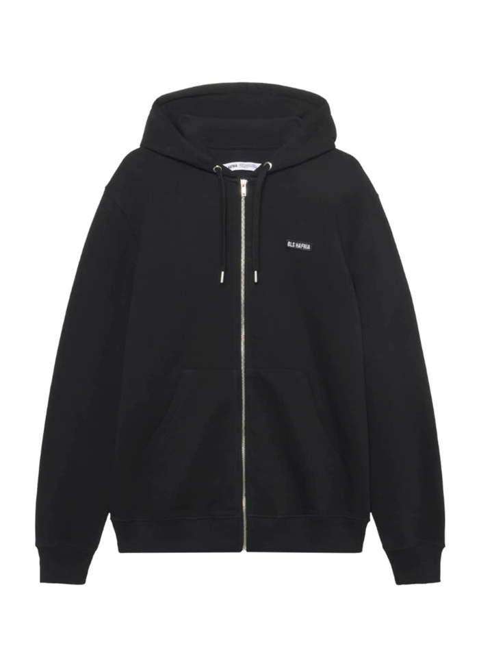 BLS Hafnia Essential Logo Zip Hoodie - Black
